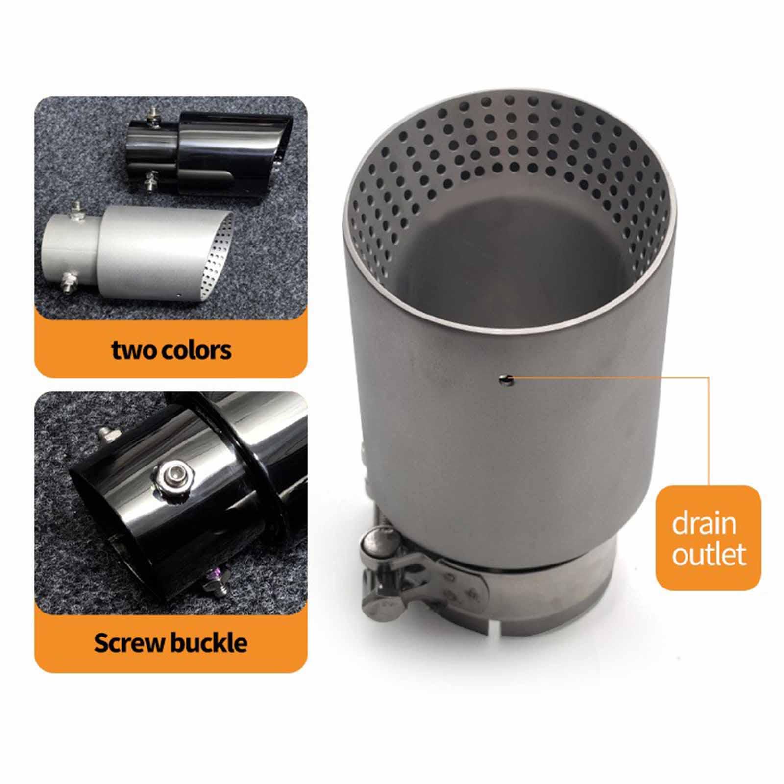 Stainless Mesh Band - Evrensel paslanmaz çelik hasır İpuçları 80mm