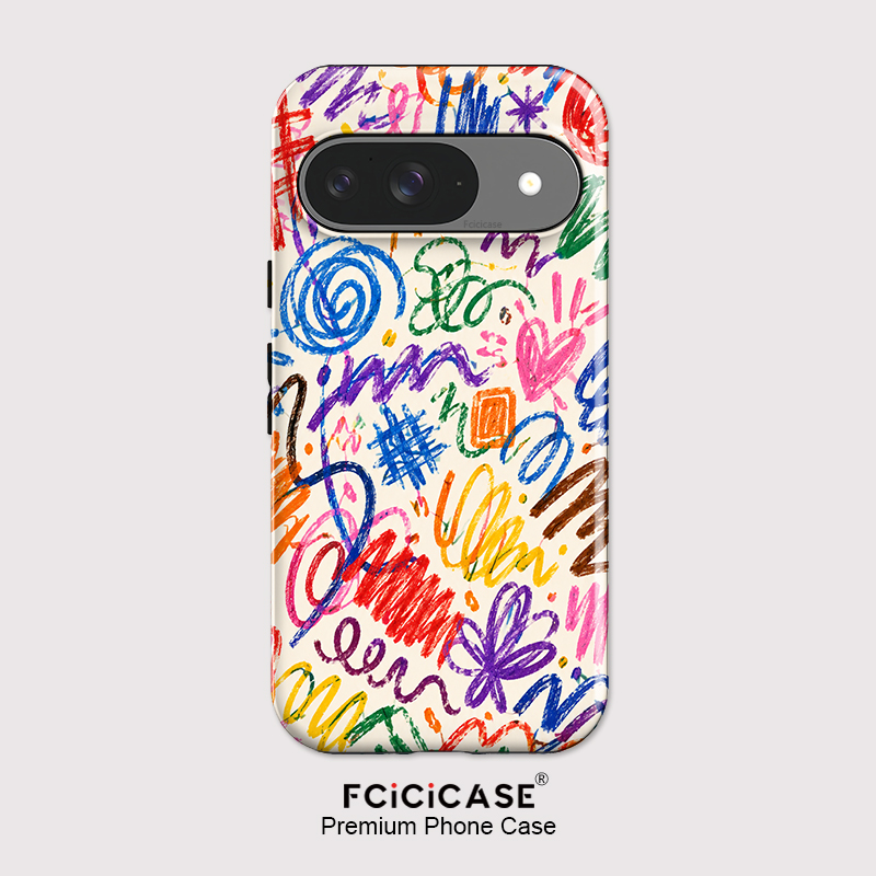 Google Pixel 9 Pro - Fcicicase Sanatsal Resimli Telefon Kılıfı Google