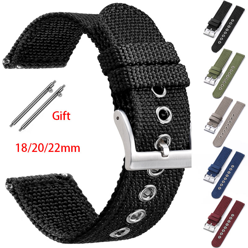 Nylon Nato Strap - Naylon Kayış 18mm 20mm 22mm Bant