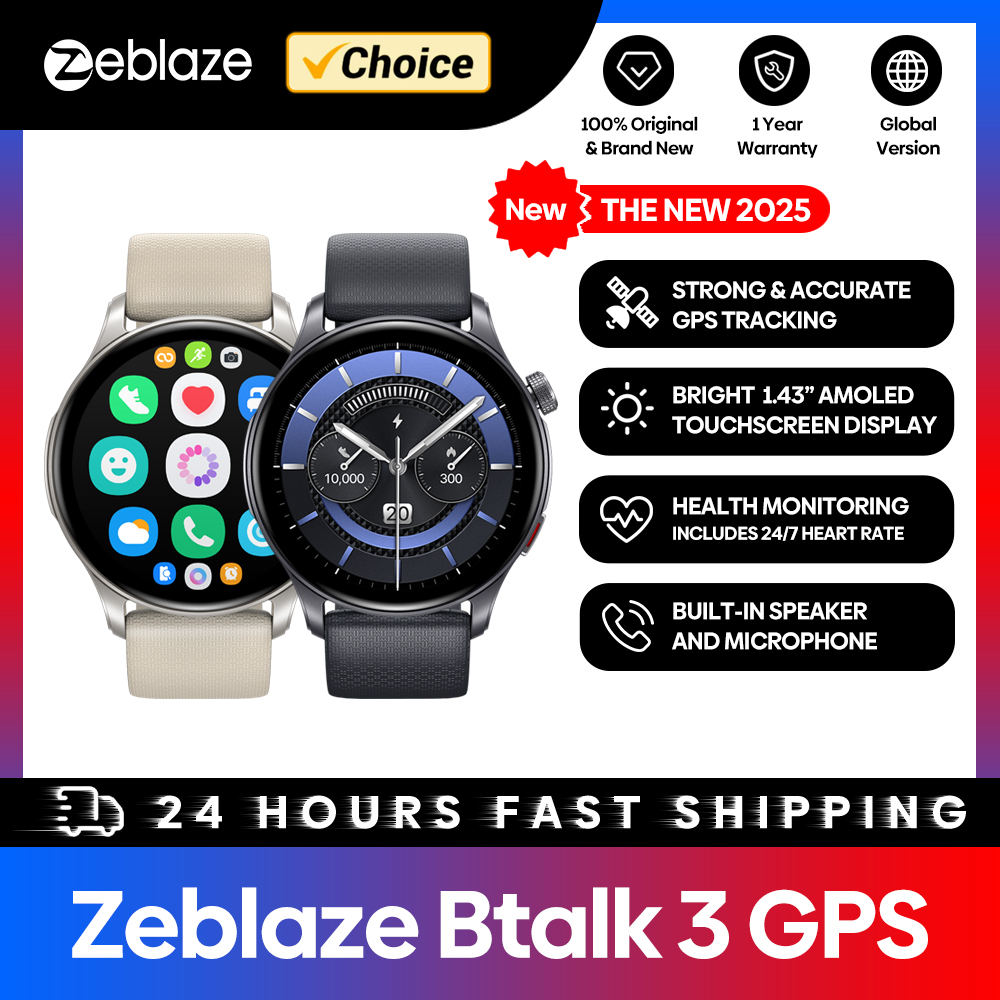 Smartwatch X - Yeni Zeblaze Btalk 3 GPS Akıllı