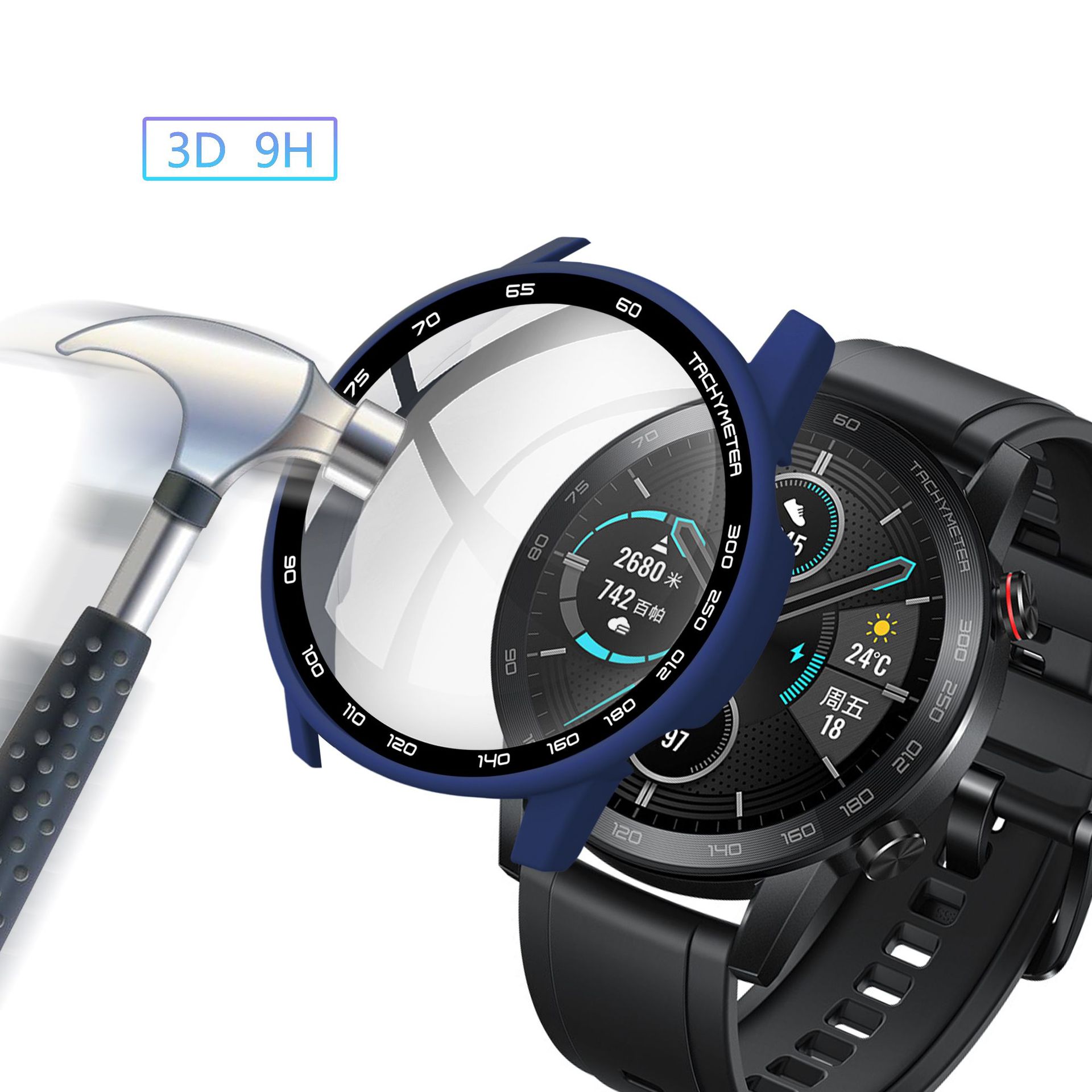 Sert kenar cam ekran koruyucu  - Motorola Smartwatch Accessories incelemesi ve fiyatı