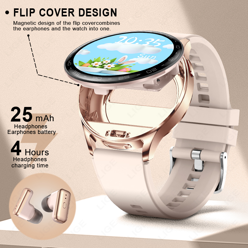 LIGE 2 In 1 TWS Kulaklık akıll - Smartwatch Headset incelemesi ve fiyatı