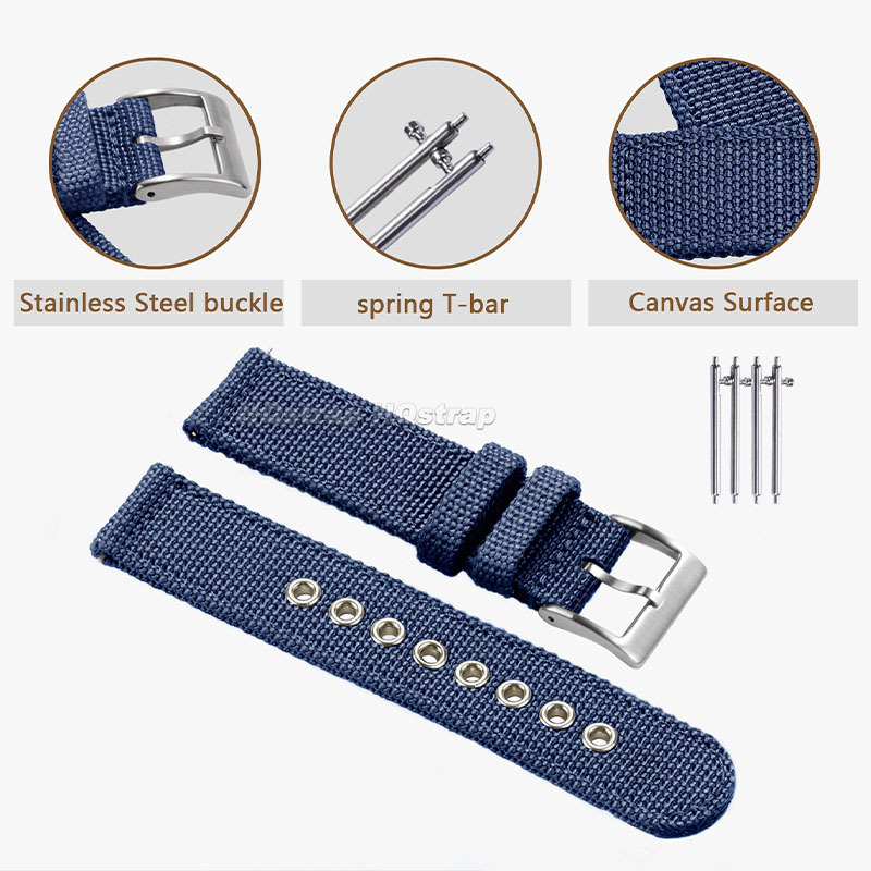 Naylon Kayış 18mm 20mm 22mm Ba - Nylon Nato Strap incelemesi ve fiyatı