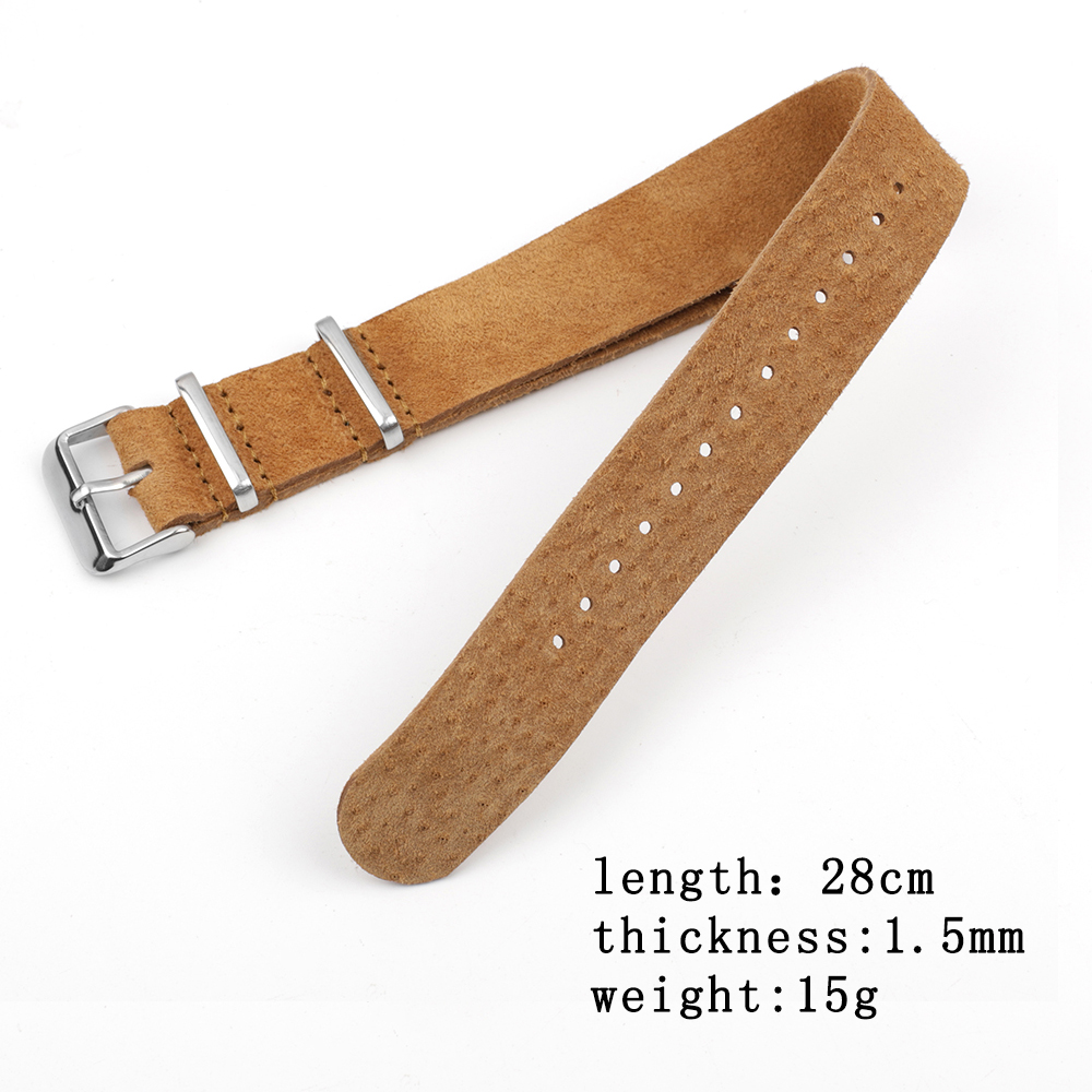 Yumuşak Retro Süet Hakiki Deri - Nylon Nato Strap incelemesi ve fiyatı