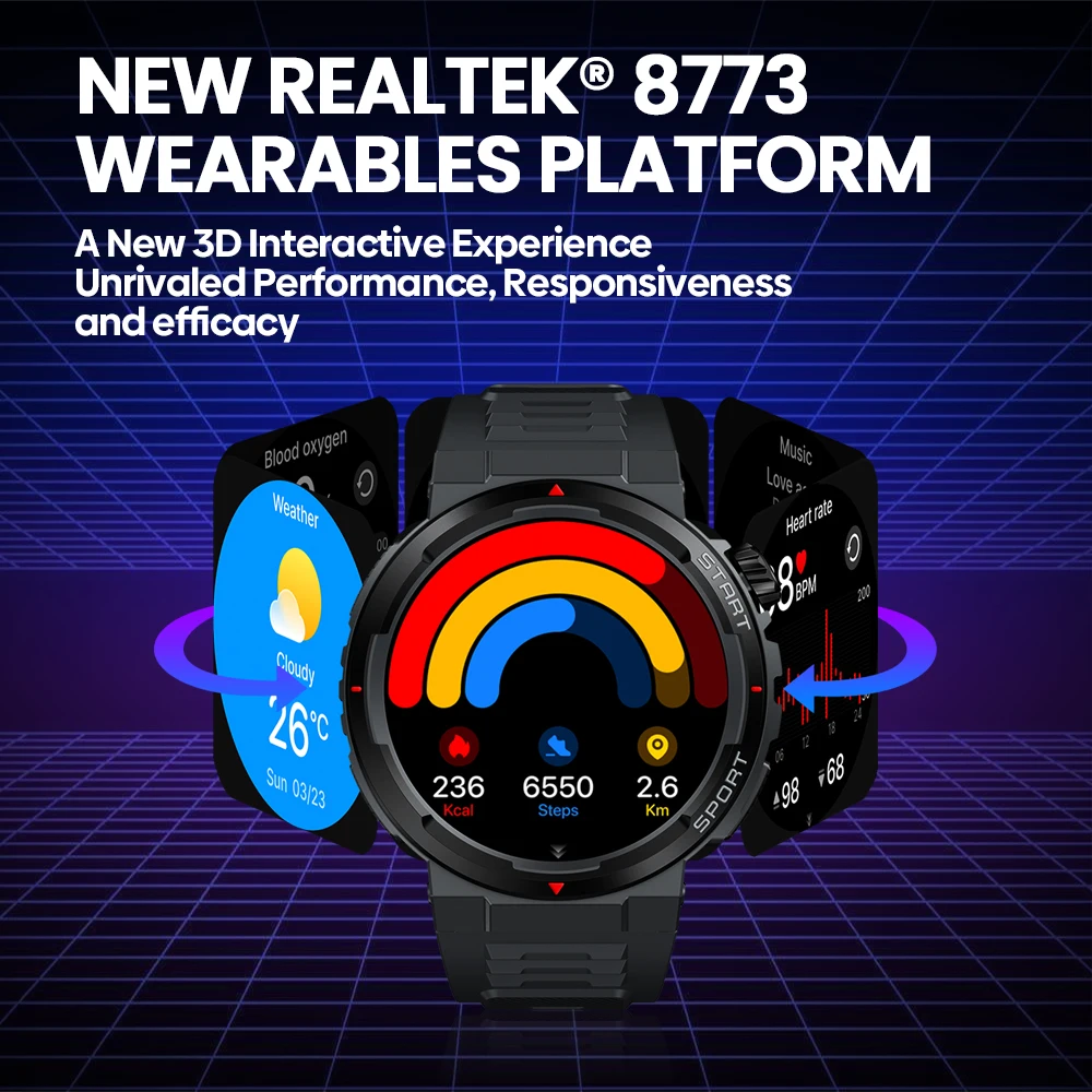 Yeni Zeblaze Ares 3 Plus 1.43  - Smartwatch X incelemesi ve fiyatı