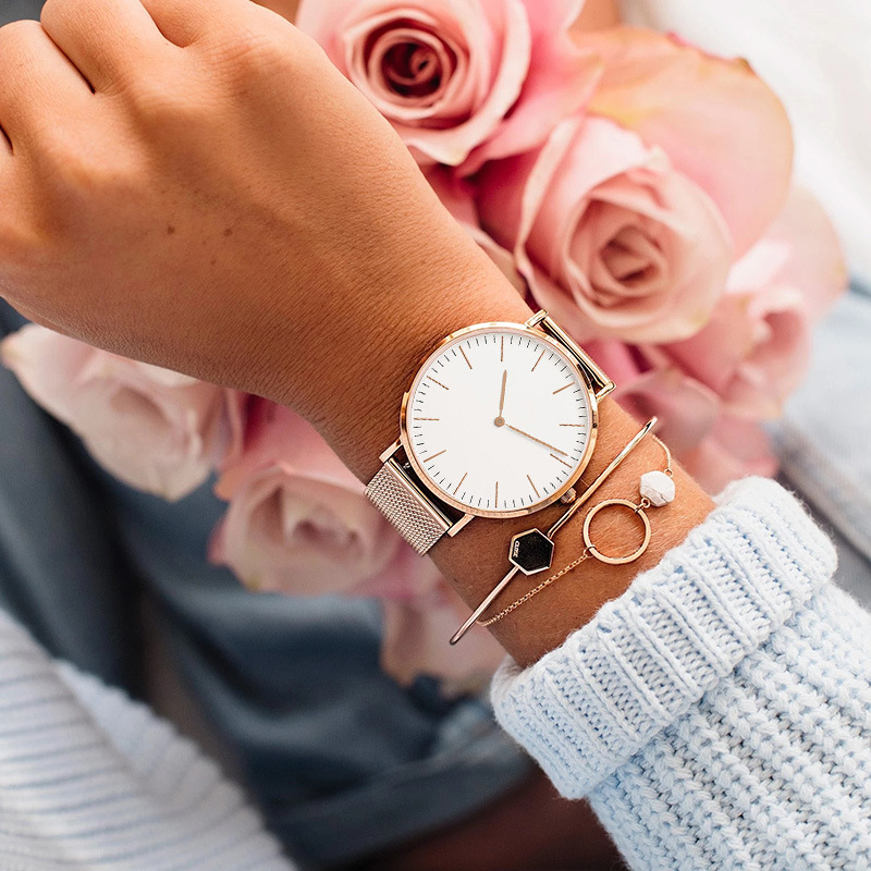 Üst Marka Lüks Saatler Kadın M - Stainless Mesh Band incelemesi ve fiyatı