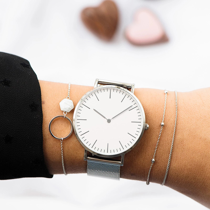 Üst Marka Lüks Saatler Kadın M - Stainless Mesh Band incelemesi ve fiyatı
