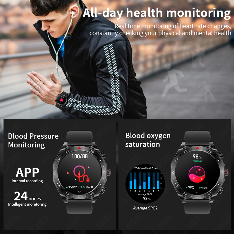 Kulakiçi ile LIGE Bluetooth ku - Smartwatch Headset incelemesi ve fiyatı